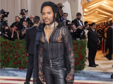 Lenny Kravitz arrives at the In America: An Anthology of Fashion themed Met Gala at the Metropolitan Museum of Art in New York City, New York, U.S., May 2, 2022.
