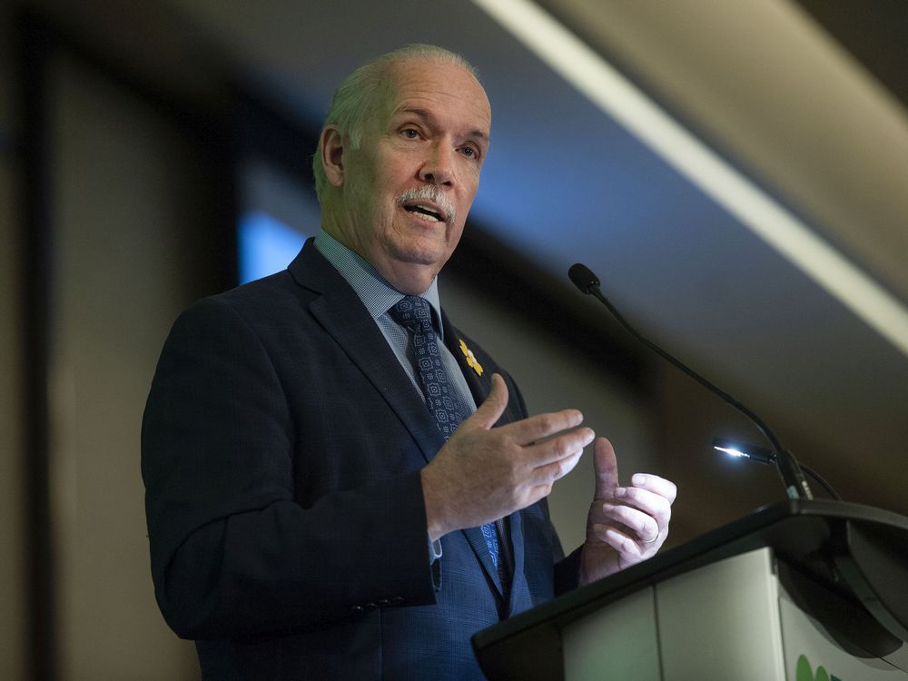 B.C. Premier John Horgan said the changes would 'give British Columbians a fair return.'