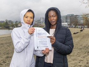 Michele Tung and Stembile Chibebe want discriminatory and exclusionary clauses in covenants attached to West Vancouver properties removed.