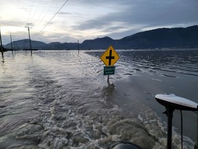 Flooding in Abbotsford following last November's catastrophic storms.