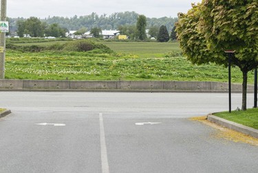 The road and surrounding area of Parallel Marketplace in Abbotsford, May, 3, 2022. This is what the area looks like after almost 6 months after the flood in 2021.