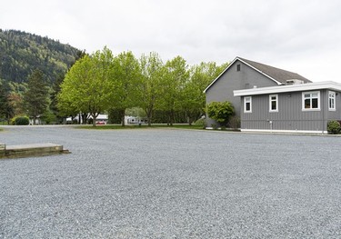 AFTER: The Arnold Community Church parking lot in Abbotsford, May, 3, 2022. This is what the parking lot looks like after almost 6 months after the flood in 2021.