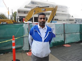 Manager/Owner Sentheepan Senthivel of Greens independent grocer at 1978 W. Broadway.
