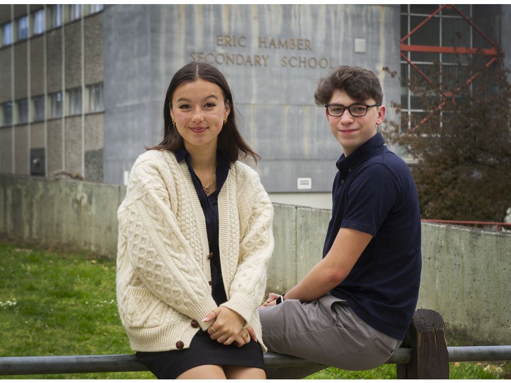 Eric Hamber Secondary School newspaper managing editor Jessica Kim and editor in chief Spencer Izen are calling on B.C. Attorney General David Eby to introduce their proposed law to guarantee the rights of student journalists.