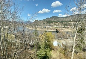 The view from a home in Trail, B.C., that is priced at $199,000.