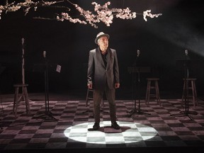 Hiro Kanagawa in the play Yellow Fever at the Firehall Arts Centre.