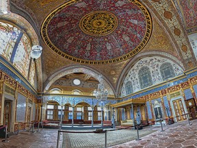 Inside the Ciragan Palace Kempinksi Hotel.