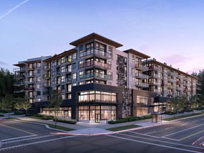 Developer Marcon considers the design concept of the six-storey Hue condos to be an evolution of what it has done in the past in Port Moody.