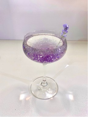 Lavender French 75.