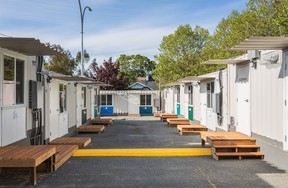 New construction in Vancouver is aiming higher and higher Victoria's award-winning Tiny Home Village by Aryze Developments consists of 30 units made from recycled shipping containers.