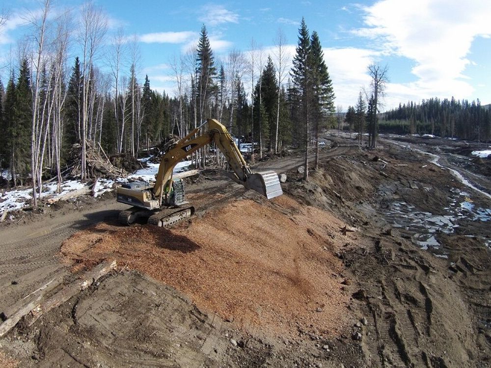  File photo: The Hazeltime Creek valley was the hardest hit area by the torrent of material released when the tailing pond collapsed at the Mount Polley Mine.