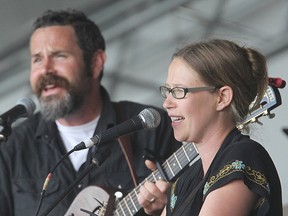 Pharis and Jason Romero perform at the Winnipeg Folk Festival in 2012.