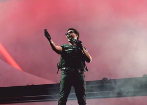 The Weeknd performs is playing B.C. Place Stadium.
