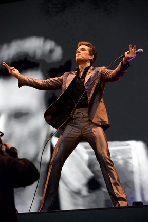 The Killers perform at Emirates Stadium on June 3 in London, U.K.