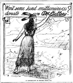 Illustration from June 16, 1910, Vancouver World asking
