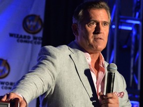 Actor Bruce Campbell attends Nashville Comic Con 2013 at Music City Center on Oct. 18, 2013 in Nashville, Tenn.