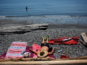 People look for ways to cool off during the