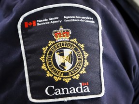 A Canada Border Services Agency shoulder patch.