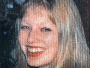 Andrea Joesbury, born Nov. 6, 1978. Last seen 6 June 2001. Robert Pickton was convicted of killing her.