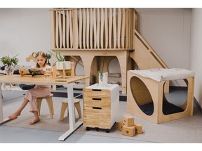 Natural Pod saw a surge in interest for its conscious furniture, which is made from non-toxic natural wood. He partnered with like-minded BC brands Unbuilders, Halfmoon and ChopValue for this collection.