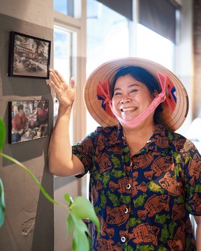 Nguyen Thi Than, the famed Lunch Lady of Vietnam’s Ho Chi Minh City.