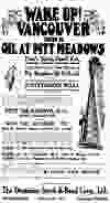 Ad for stock in Pitt Meadows Oil Wells in the June 11, 1914 Vancouver Sun.