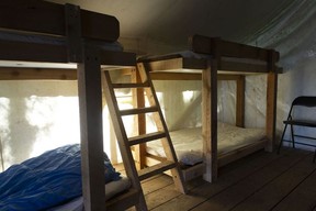 Bunk bed accommodations. Photo: Jason Payne/PNG