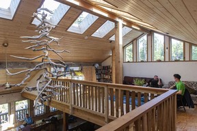 Students from West Point Grey Academy work on projects at the Cedar Coast Field Station on Vargas Island near Tofino, B.C. The station offers researchers, students and others the opportunity to live off-grid.