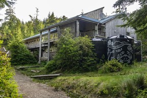 Cedar Coast Field Station on Vargas Island near Tofino. Photo: Jason Payne/PNG