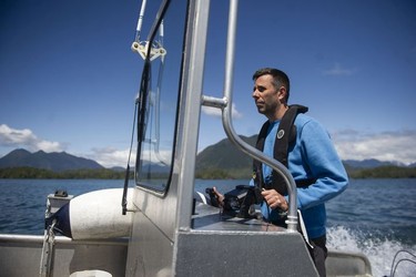 Darryl McKenzie, executive director of the Cedar Coast Field Station on Vargas Island near Tofino, B.C. The station offers researchers, students and others the opportunity to live off-grid.