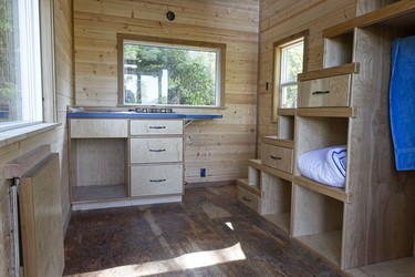 A single cabin at the Cedar Coast Field Station on Vargas Island near Tofino, B.C. The station offers researchers, students and others the opportunity to live off-grid.