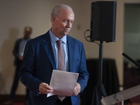 Premier John Horgan announced that he will be stepping down as party leader after a leadership race now slated to start Sunday, with results expected Dec. 3.