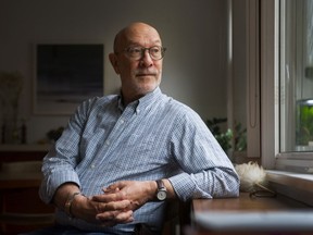 Mark Winston at his home in Vancouver, June 1, 2022.  Winston, a professor and senior fellow at Simon Fraser University's Morris J. Wosk Centre for Dialogue, said last fall he received a letter from his family doctor, Dr. Geoffrey Edwards, notifying him that the general practitioner was moving to Telus Health.