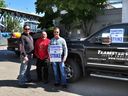 Teamsters on strike at Ocean Concrete on Granville Island at 1415 Johnston Street, Vancouver, British Columbia, June 7, 2022.