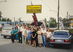 Imre Toth’s shop at the corner of Kingsway and Imperial was a bustling hub, with an employee roster of 35.