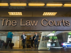 The Law Courts building in downtown Vancouver is home to the B.C. Court of Appeal and the Vancouver district B.C. Supreme Court.