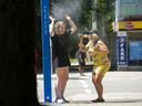 Temperatures in BC did not reach hot levels this weekend, but Environment Canada has issued a heat warning for Metro Vancouver and the Fraser Valley that lasts through Monday.  Temperatures in the Fraser Valley were expected to hit 30 degrees.