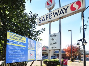 Proposed development site at the Safeway store on West Broadway and Commercial in Vancouver.