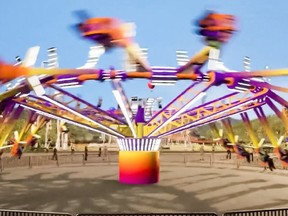 Here is a rendering of what Playland's new ride called Skybender will look like. It is designed and made by Zamperla.