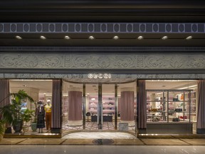 Gucci has reopened its Vancouver boutique at the Fairmont Hotel Vancouver following a renovation and expansion.