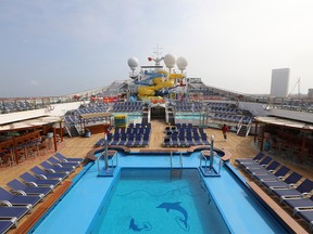 The Lido Deck on the Carnival Freedom.