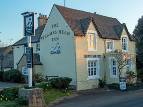 The Thames Head Inn is the only inn and pub near the source of the Thames.