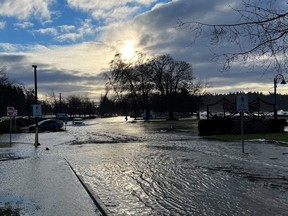 West Vancouver's Ambleside Park was flooded by an unprecedented king tide and wind storm this past January.