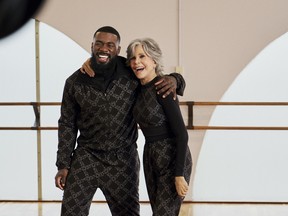 Academy Award-winning actor and advocate Jane Fonda and celebrity choreographer JaQuel Knight star in the new H&M Move campaign.
