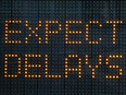 Traffic alert stock image