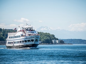 In addition to great views of Seattle the cruise treats passengers to scenic views of the Olympic Mountains and Puget Sound.