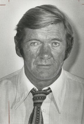 Exreportero del Vancouver Sun, Jack Brooks, 17 de marzo de 1981. Brooks fue uno de los reporteros estrella del periódico en las décadas de 1950 y 1960, y luego se convirtió en editor de la ciudad.