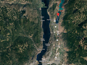 A man drowned in Wood Lake on Saturday evening near Kelowna.