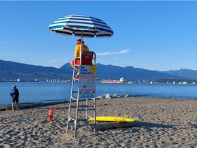Locarno Beach was closed to swimmers on July 13, 2022, due to high levels of E-coli in the water.