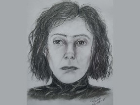 A composite sketch of a woman found deceased in a yacht docked in a marine in East Richmond in May.